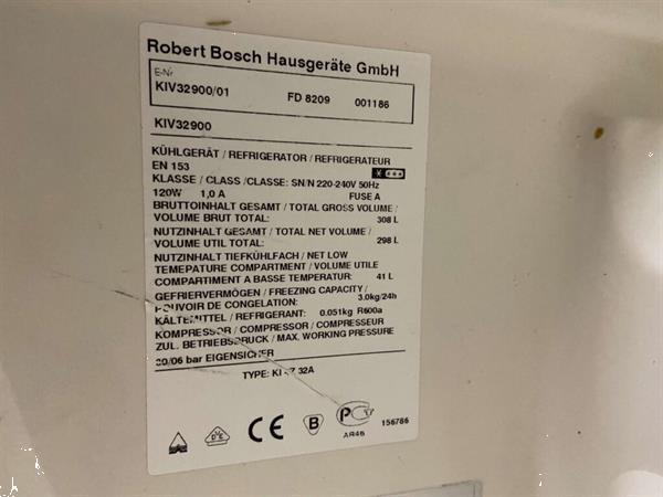 Grote foto rvs bosch koelkast koeling met vriesvak 308 liter 230v horec diversen overige diversen