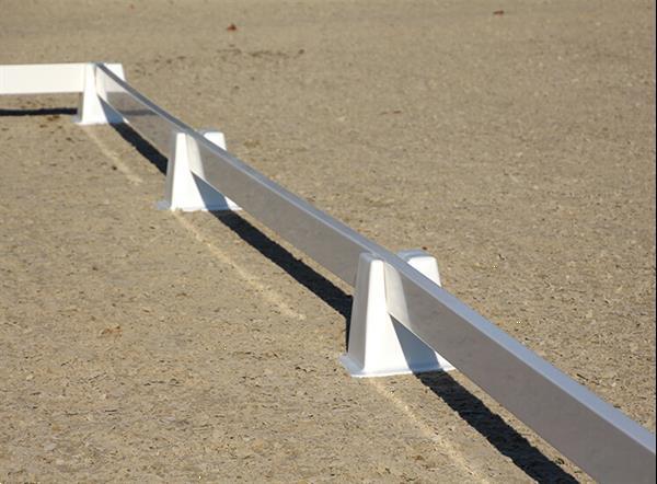 Grote foto verplaatsbare dressuurring kunststof wedstrijdring dieren en toebehoren paarden accessoires