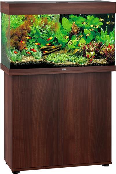 Grote foto rio 125 led aquarium meubel donkerbruin dieren en toebehoren vissenkommen