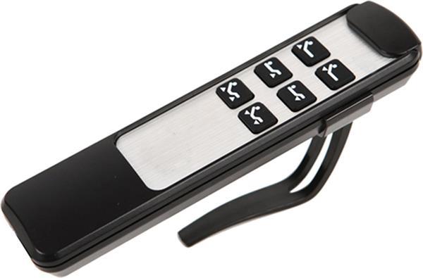 Grote foto afstandsbediening rf zwart uni okin dewert huis en inrichting bedden