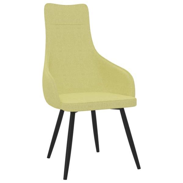 Grote foto vidaxl chaise de canap avec repose pied vert tissu huis en inrichting stoelen