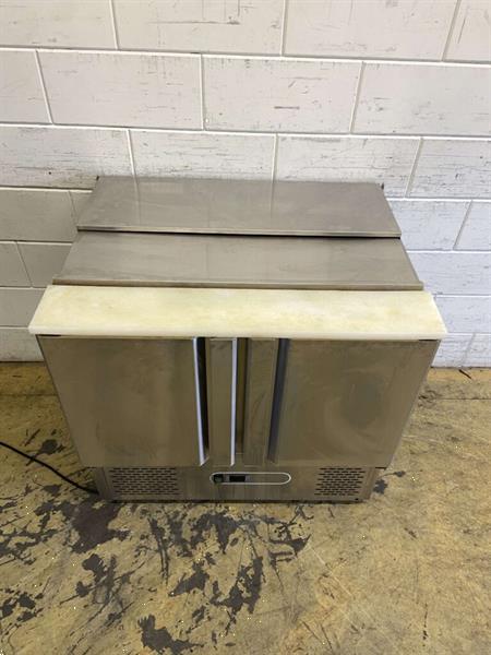 Grote foto rvs saladette koelwerkbank saladiere 90 cm 230v horeca diversen overige diversen