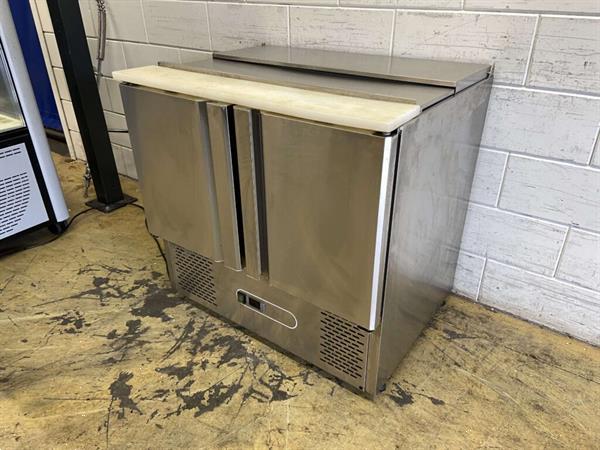 Grote foto rvs saladette koelwerkbank saladiere 90 cm 230v horeca diversen overige diversen