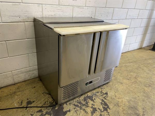 Grote foto rvs saladette koelwerkbank saladiere 90 cm 230v horeca diversen overige diversen