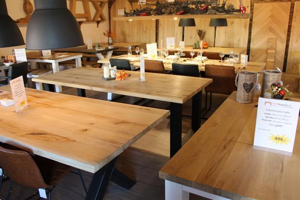 Grote foto gigantische actie luxe steigerhouten tafel 129 huis en inrichting eettafels