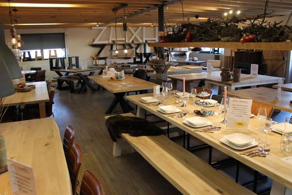 Grote foto gigantische actie leuke steigerhouten tafel 129 huis en inrichting eettafels