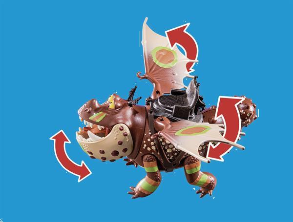 Grote foto playmobil dragons 70729 dragon racing vissenpoot en speknek kinderen en baby duplo en lego