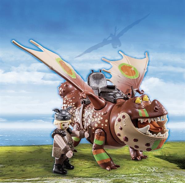 Grote foto playmobil dragons 70729 dragon racing vissenpoot en speknek kinderen en baby duplo en lego