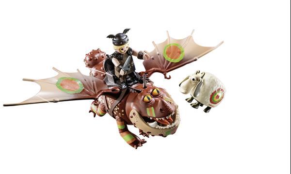 Grote foto playmobil dragons 70729 dragon racing vissenpoot en speknek kinderen en baby duplo en lego