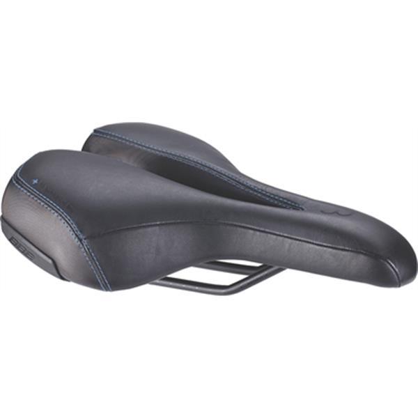 Grote foto bbb bsd 114 zadel sportplus active leather 185 zwart fietsen en brommers algemeen