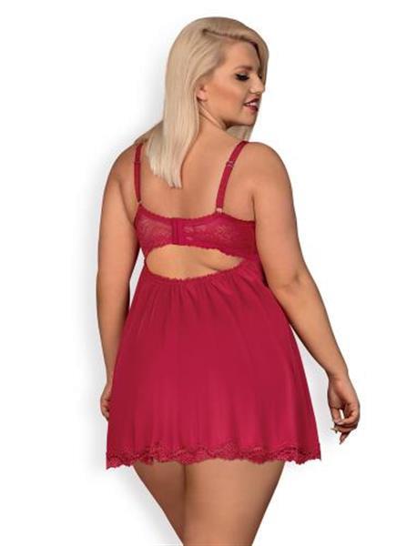 Grote foto rosalyne babydoll rood erotiek kleding