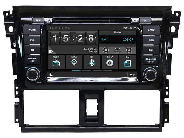 Grote foto toyota yaris 2014 tot 2017 zwart passend navigatie autoradio auto onderdelen navigatie systemen en cd