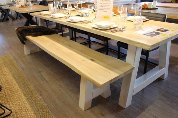 Grote foto super deal houten klooster salontafel nu 159 98 huis en inrichting eettafels