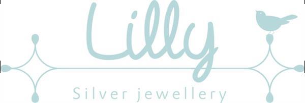 Grote foto lilly zilveren kindercollier met hoefijzer paard hanger kleding dames sieraden