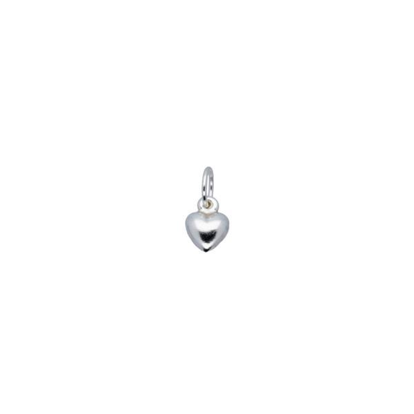 Grote foto lilly zilveren hartvormige bedel voor kinderen kleding dames sieraden