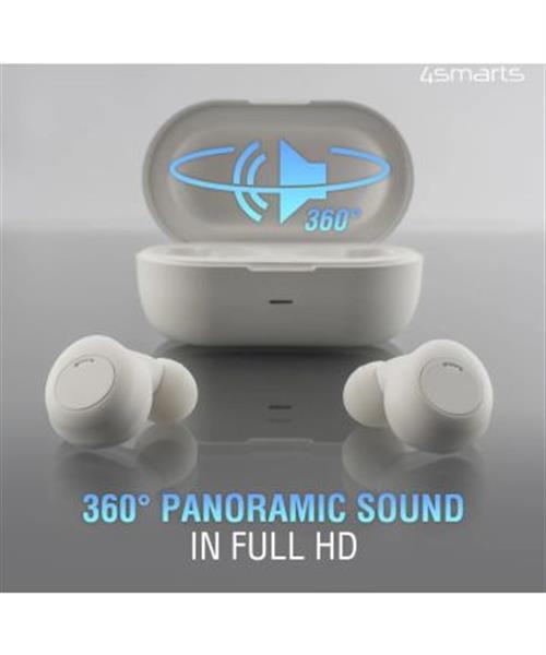 Grote foto 4smarts eara core volledig draadloze bluetooth oordopjes wit telecommunicatie headsets