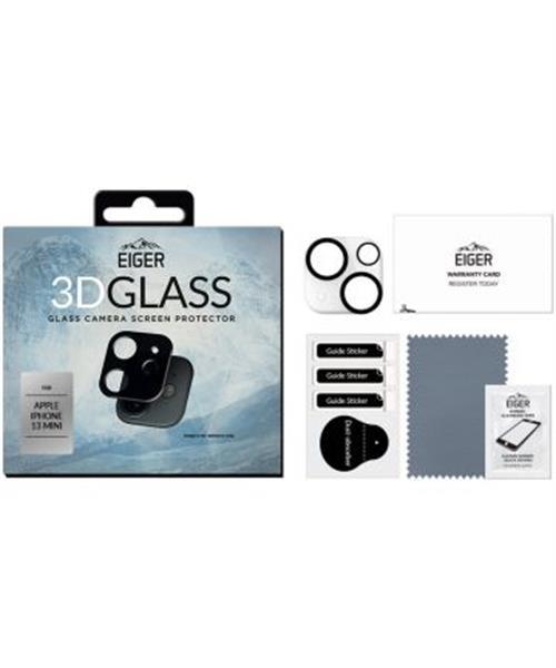 Grote foto eiger 3d tempered glass apple iphone 13 mini camera lens pro telecommunicatie tablets