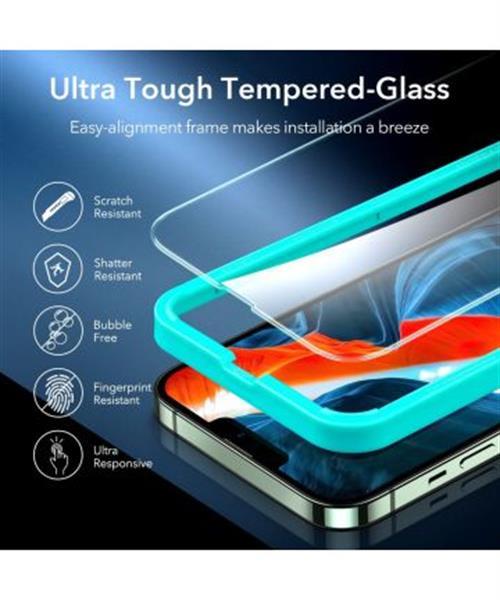 Grote foto esr classic hybrid iphone 13 pro hoesje tempered glass tra telecommunicatie tablets