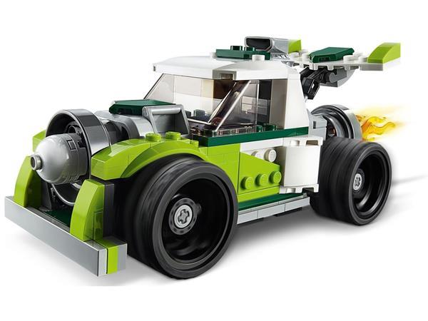 Grote foto lego creator 31103 raketwagen kinderen en baby duplo en lego