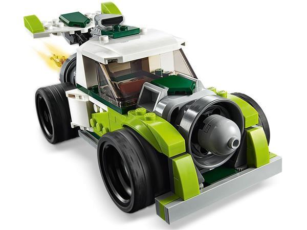 Grote foto lego creator 31103 raketwagen kinderen en baby duplo en lego