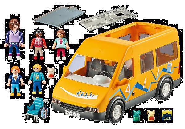 Grote foto playmobil city life 9419 schoolbus kinderen en baby duplo en lego