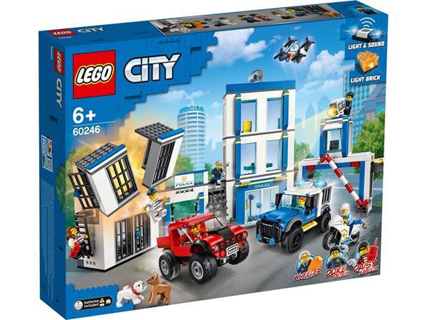 Grote foto lego city 60246 politie bureau kinderen en baby duplo en lego