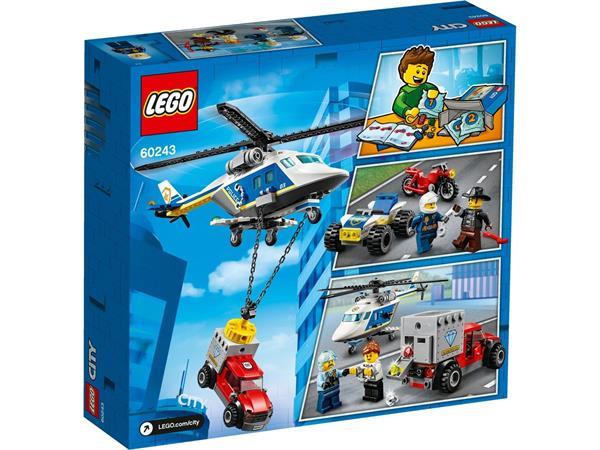 Grote foto lego city 60243 politiehelikopter achtervolging kinderen en baby duplo en lego