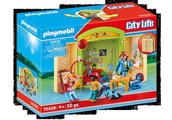 Grote foto playmobil city life 70308 in de kleuterklas kinderen en baby duplo en lego