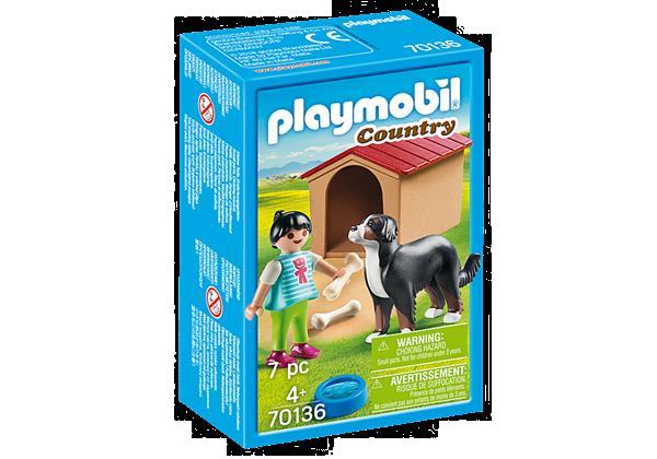 Grote foto playmobil 70136 country kind met hond kinderen en baby duplo en lego
