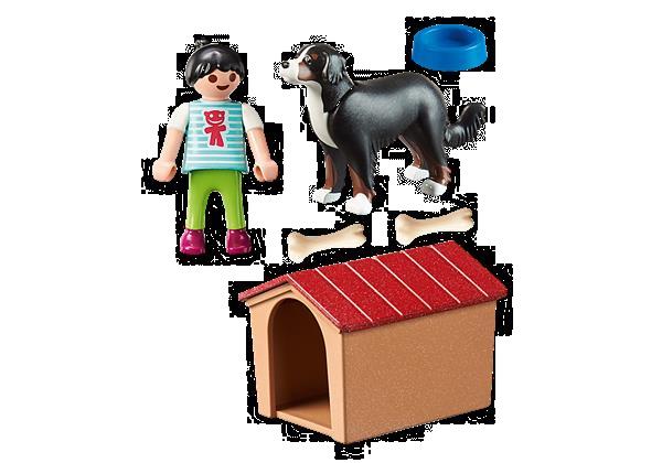 Grote foto playmobil 70136 country kind met hond kinderen en baby duplo en lego