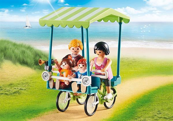 Grote foto playmobil 70093 family fun familiefiets kinderen en baby duplo en lego