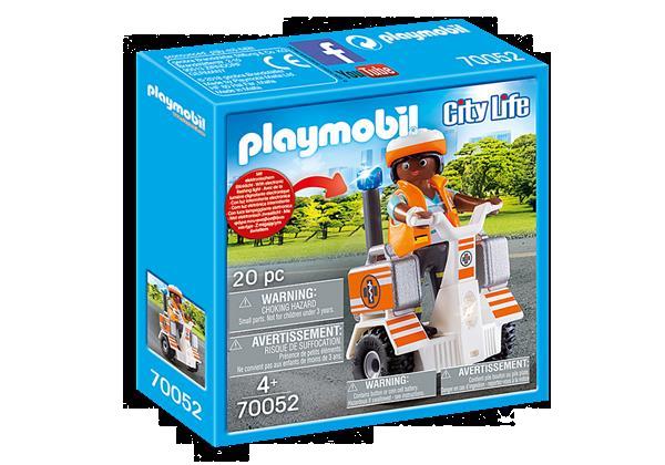 Grote foto playmobil 70052 city life eerste hulp balans racer kinderen en baby duplo en lego