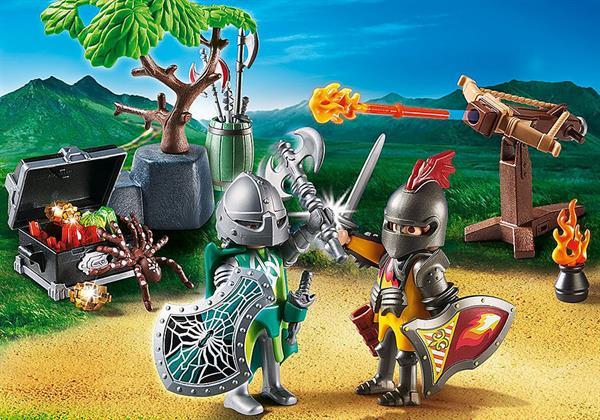 Grote foto playmobil knights 70036 starterpack ridderduel kinderen en baby duplo en lego