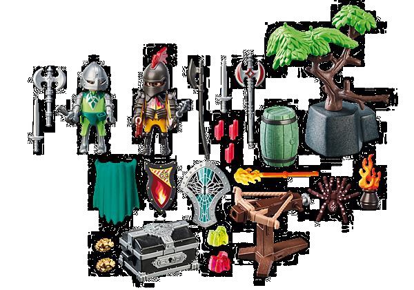 Grote foto playmobil knights 70036 starterpack ridderduel kinderen en baby duplo en lego