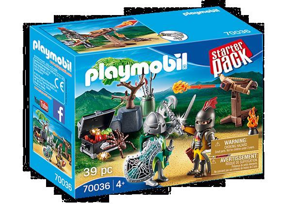 Grote foto playmobil knights 70036 starterpack ridderduel kinderen en baby duplo en lego