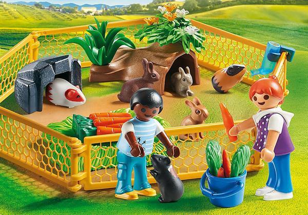 Grote foto playmobil 70137 country kinderen met kleine dieren kinderen en baby duplo en lego
