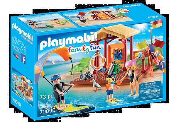 Grote foto playmobil 70090 family fun watersportschool kinderen en baby duplo en lego