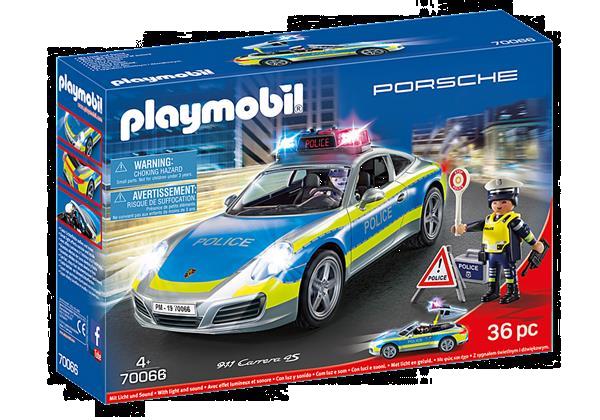 Grote foto playmobil 70066 porsche 911 carrera 4s politie kinderen en baby duplo en lego