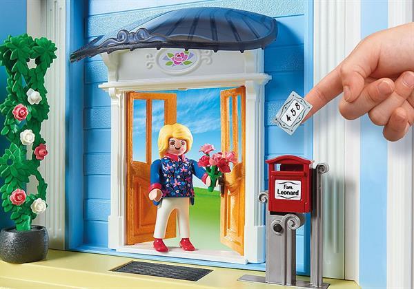 Grote foto playmobil dollhouse 70205 groot herenhuis kinderen en baby duplo en lego