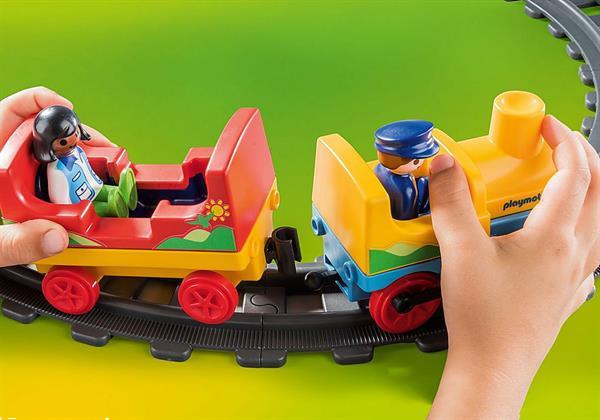 Grote foto playmobil 70179 1.2.3 mijn eerste trein kinderen en baby duplo en lego