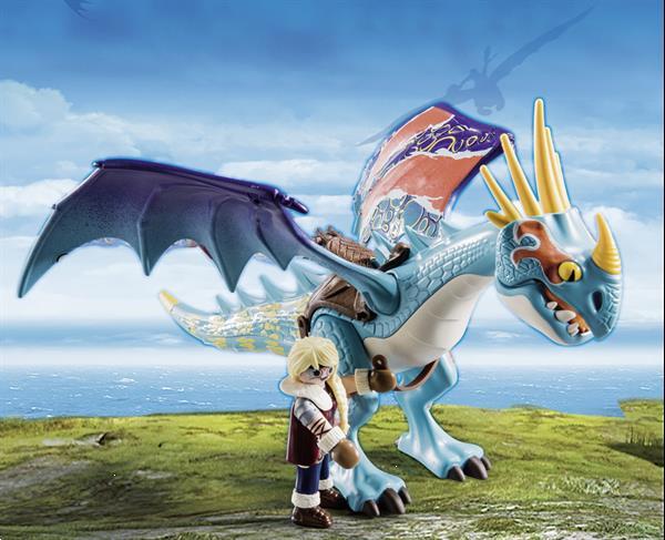Grote foto playmobil dragons 70728 dragon racing astrid en stormvlieg kinderen en baby duplo en lego