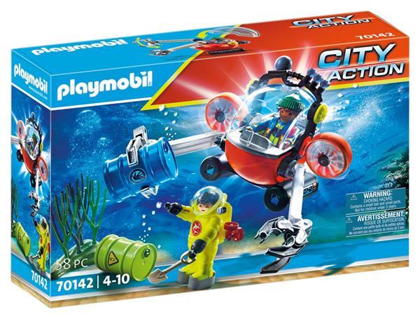 Grote foto playmobil city action 70142 redding op zee omgevingsmissie kinderen en baby duplo en lego