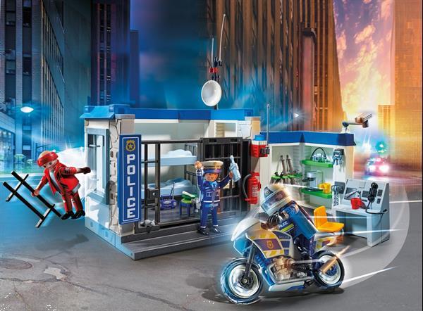 Grote foto playmobil city action 70568 politie ontsnapping uit de geva kinderen en baby duplo en lego