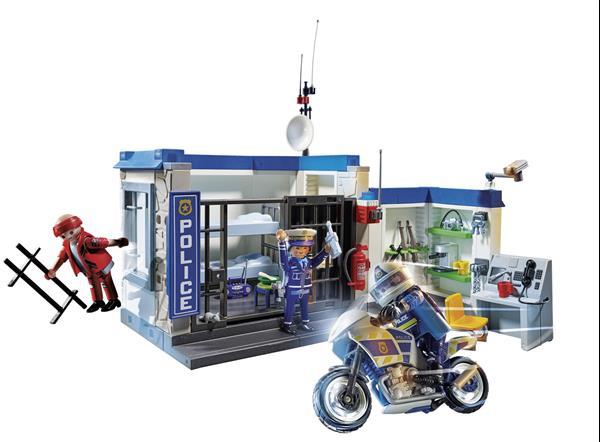 Grote foto playmobil city action 70568 politie ontsnapping uit de geva kinderen en baby duplo en lego