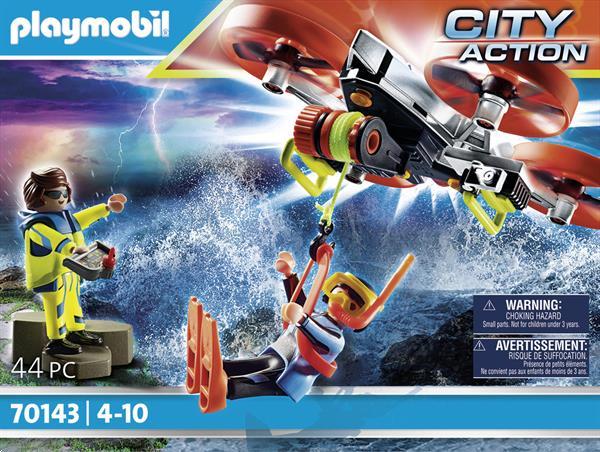 Grote foto playmobil city action 70143 redding op zee reddingsduiker m kinderen en baby duplo en lego