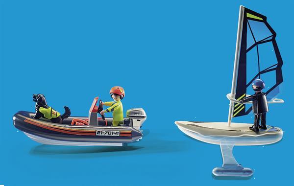 Grote foto playmobil city action 70141 redding op zee redding met pool kinderen en baby duplo en lego