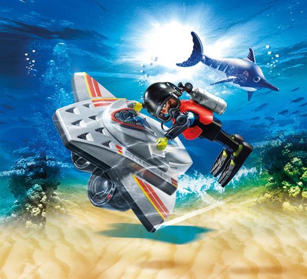 Grote foto playmobil city action 70145 redding op zee duikscooter in d kinderen en baby duplo en lego