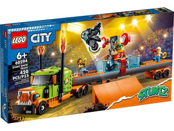 Grote foto lego city 60294 stunt show truck kinderen en baby duplo en lego