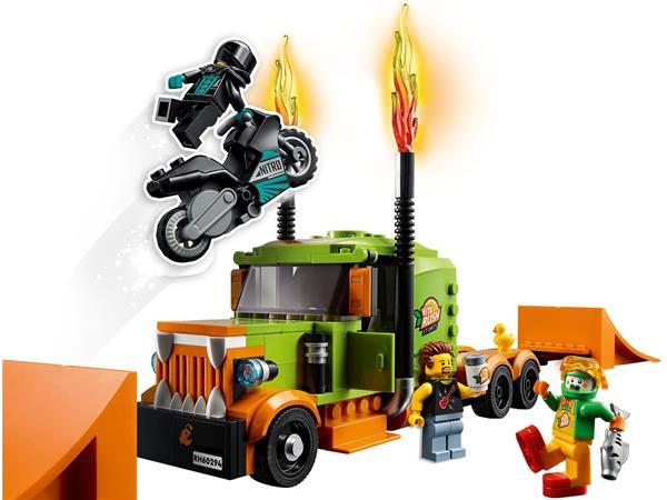 Grote foto lego city 60294 stunt show truck kinderen en baby duplo en lego