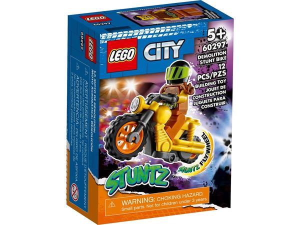 Grote foto lego city 60297 sloop stuntmotor kinderen en baby duplo en lego